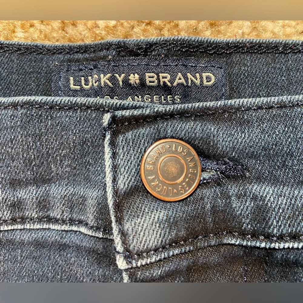 Lucky Brand High Rise Bridgette Skinny Jeans Dark‎ Wash Size 10/30